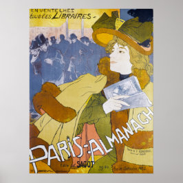 Vintag Paris Almanach Cover Poster