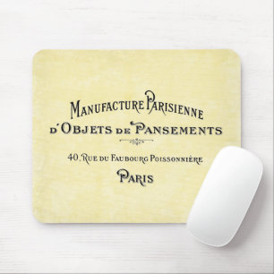 Vintag Paris Biz Card Mousepad