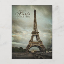 Vintag Paris Eiffel Tower