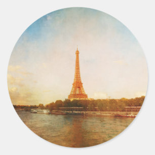 Vintag Paris Eiffel Tower Sticker