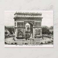 Vintag Paris, Etoile, Arc de Triumphe