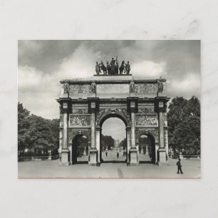 Vintag Paris, Etoile, Arc de Triumphe Postkarte