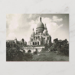 Vintag Paris, Montmatre, Sacre Coeur Postkarte