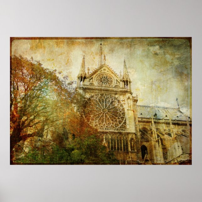 Vintag Paris Poster (Vorne)