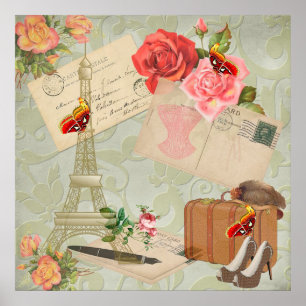 Vintag Paris Poster