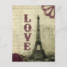 Vintag Paris Postkarte