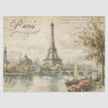 Vintag Paris Postkarte
