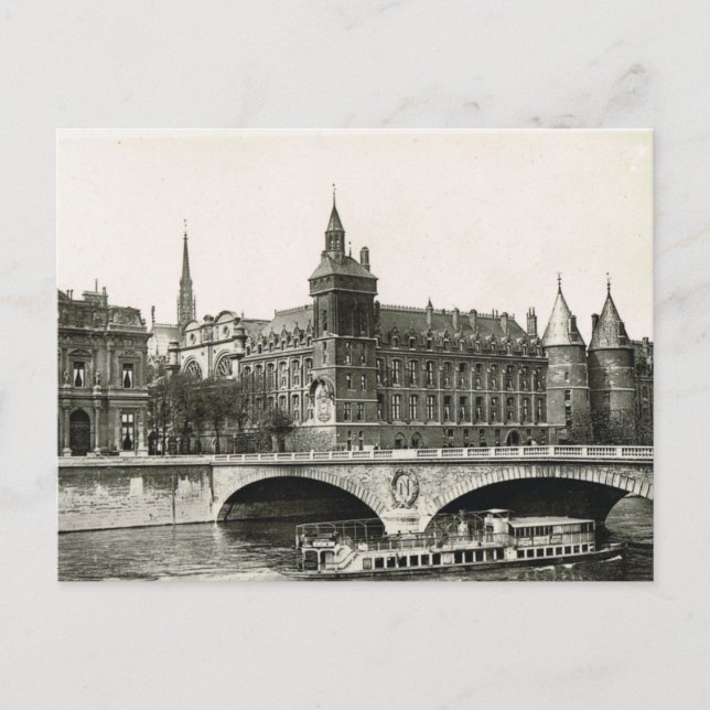 Vintag Paris,   Tribunal Postkarte (Vorderseite)