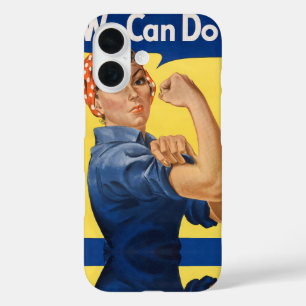 Vintag Patriotic Rosie der Riveter, wir können es  iPhone 16 Hülle