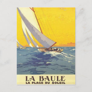 Vintag Pays de la Loire , La Baule, Frankreich - Postkarte