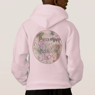 Vintag Peace Zuhause Schöne Liebe Hoodie