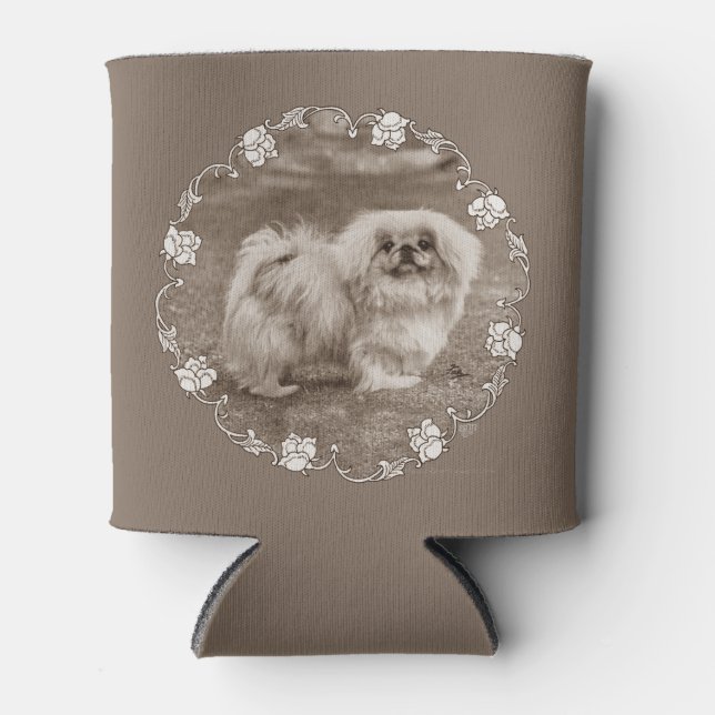 Vintag Pekingese Dosenkühler (Vorderseite)
