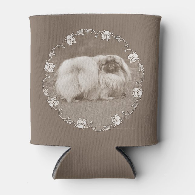 Vintag Pekingese Dosenkühler (Vorderseite)