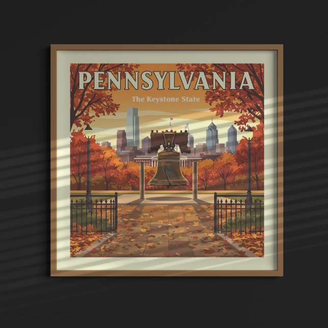 Vintag Pennsylvania Poster (Von Creator hochgeladen)