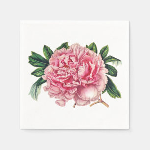 Vintag Peony Serviette