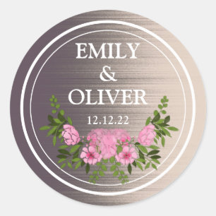 Vintag Personalisiert Runder Aufkleber