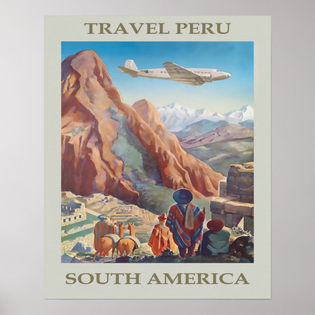 Vintag Peru ?Travel Poster (Vorne)