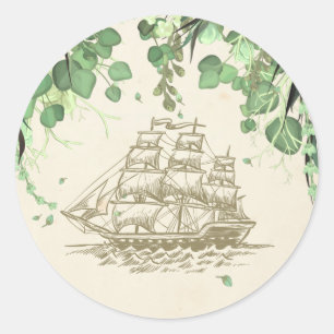 Vintag Peter Pan Neverland Umschlag Aufkleber