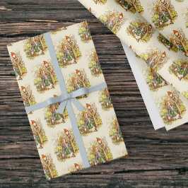 Vintag Peter Rabbit Beatrix Potter Carrot Kids Geschenkpapier