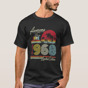 Vintag Phantastisch seit Juni 1968 54. Geburtstag T-Shirt