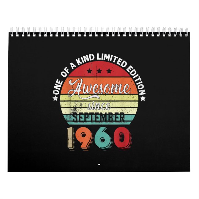 Vintag Phantastisch seit September 1960 Kalender (Titelbild)