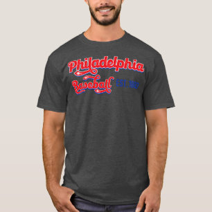 Vintag Philadelphia Baseball Est 1883 Baseball Lo T-Shirt