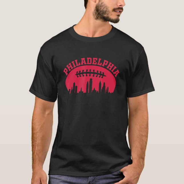 Vintag Philadelphia Baseball Lovers Baseba T-Shirt (Vorderseite)