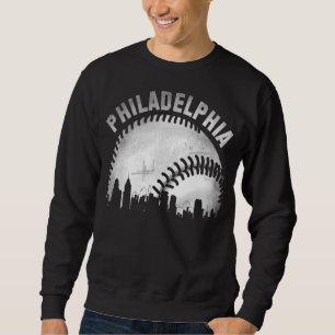 Vintag Philadelphia Skyline City Baseball Sweatshirt