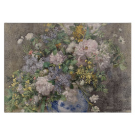 Vintag Pierre Auguste Renoir Spring Bouquet Schneidebrett
