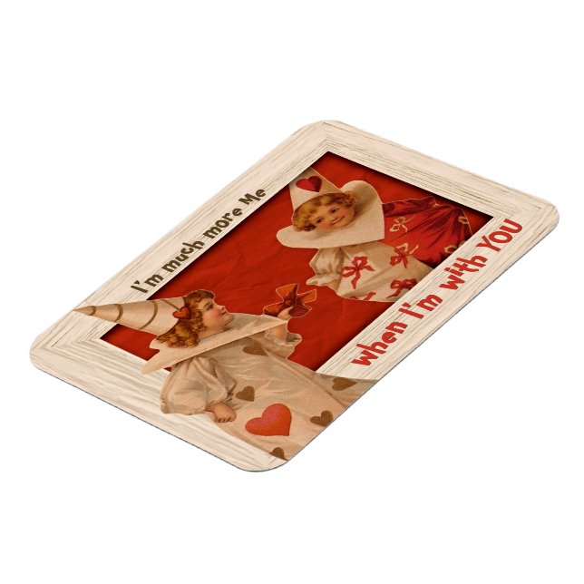 Vintag Pierrot CC0661 Valentine Magnet (Linke Seite)