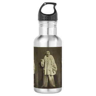 Vintag Pierrot Clown Edelstahlflasche