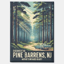 Vintag Pine Barrens New Jersey Travel