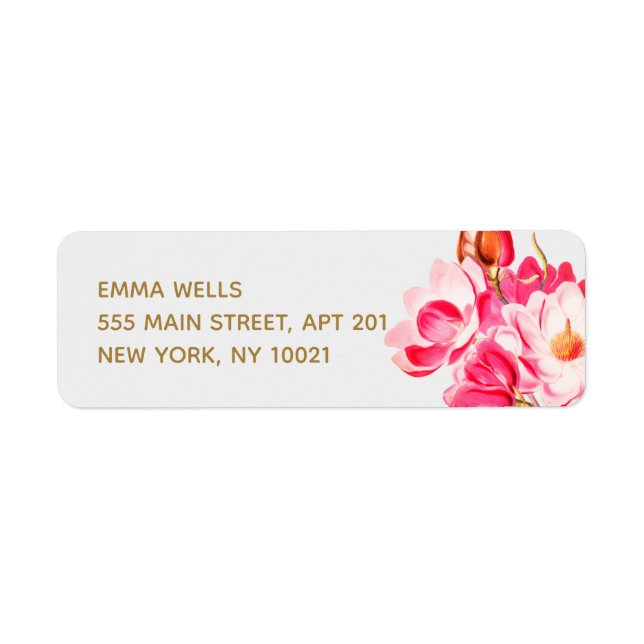 Vintag Pink Magnolias Floral (Vorne)
