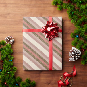 Vintag Pink Weihnachten Geschenkpapier