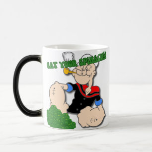 Vintag Popeye Verwandlungstasse