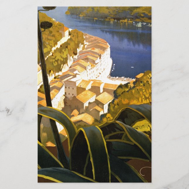 Vintag Portofino Italien Briefpapier (Vorderseite)
