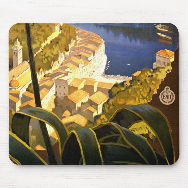 Vintag Portofino Italien Mousepad (Vorne)