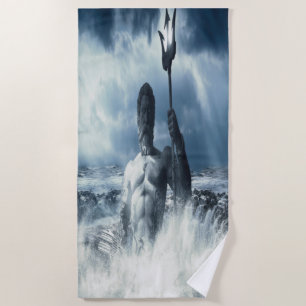 Vintag Poseidon Strandtuch