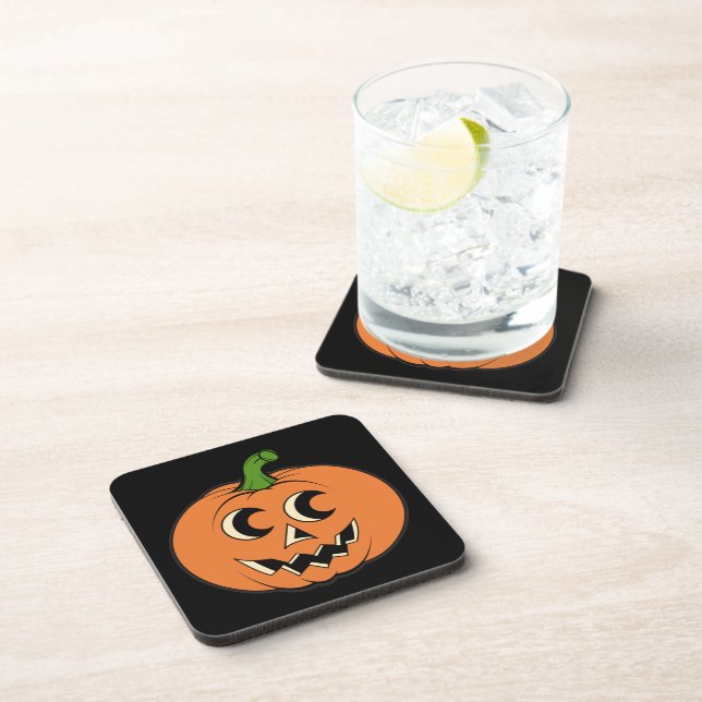 Vintag Pumpkin Getränkeuntersetzer (Rechte Seite)