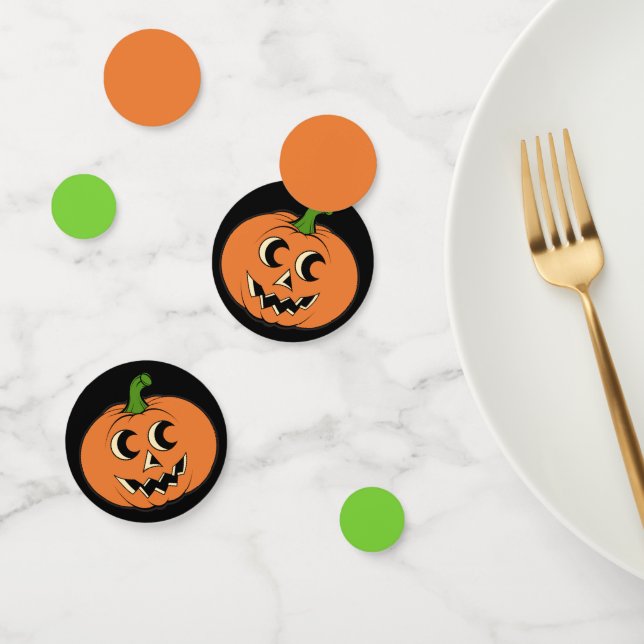 Vintag Pumpkin Konfetti (Gruppe)