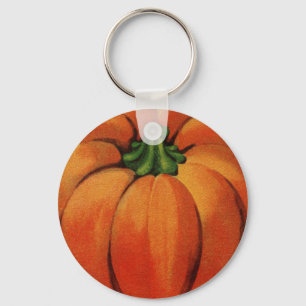 Vintag Pumpkin Print Schlüsselanhänger