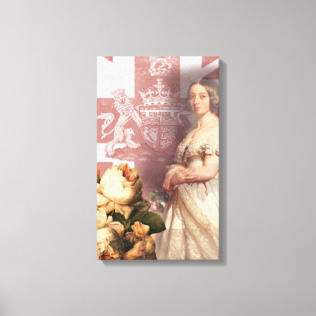 Vintag Queen Victoria Leinwanddruck (Vorderseite)