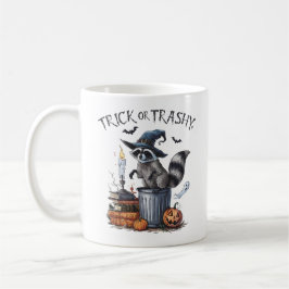 Vintag Raccoon Halloween Kaffeetasse