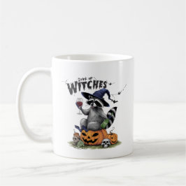 Vintag Raccoon Halloween Kaffeetasse