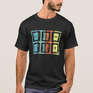 Vintag Radfahrer Biker Fahrrad Fahrrad T-Shirt