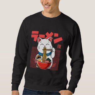 Vintag Ramen Maneki Neko Sweatshirt