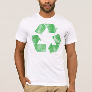 Vintag recyceln Sie T-Shirt