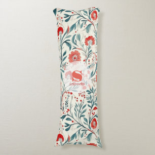 Vintag Red Daisy Floral Pattern - Botanisch Seitenschläferkissen