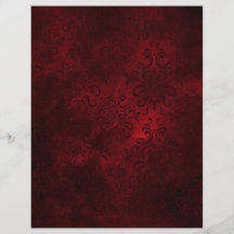 Vintag Red Damask Gemustert Scrapbook Ephemera
