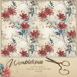 Vintag Red Poinsettia Christmas Decoupage Seidenpapier<br><div class="desc">Schönes Vintages Red Poinsettia Weihnachtszettel. Dieses Design mit nostalgischem Charme verströmt strahlende rote Poinsettien, die an Erinnerungen von klassischen Feierlichkeiten erinnern. Das zeitlose Muster ist eine perfekte Mischung aus Tradition und Eleganz und ist somit die ideale Wahl, um diese besonderen Weihnachtsgeschenke zu vervollständigen. Ob für einen Liebsten oder für eine...</div>